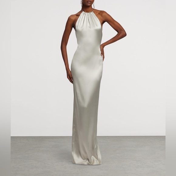 Ralph Lauren Purple Label | Dresses | Ralph Lauren Collection Stretch Satin  Corra Maxi Dress | Poshmark